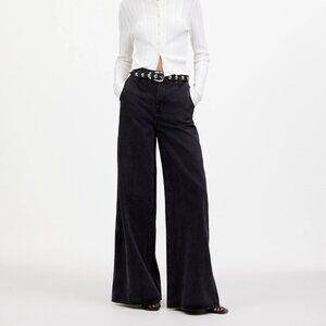 Madewell Wide Sweep Denim Trousers
